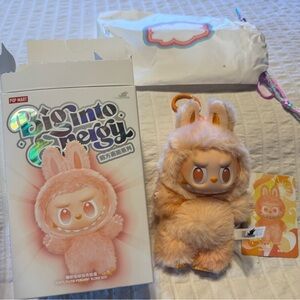 POP MART Labubu The Monsters Big Into Energy Happiness Plush Doll Toy